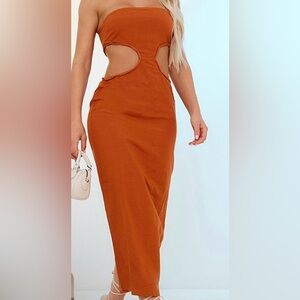 Elegant Rust Skirt